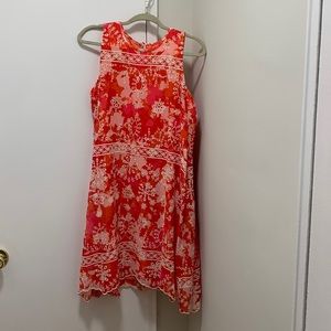 Calvin Klein red summer dress NEVER WORN